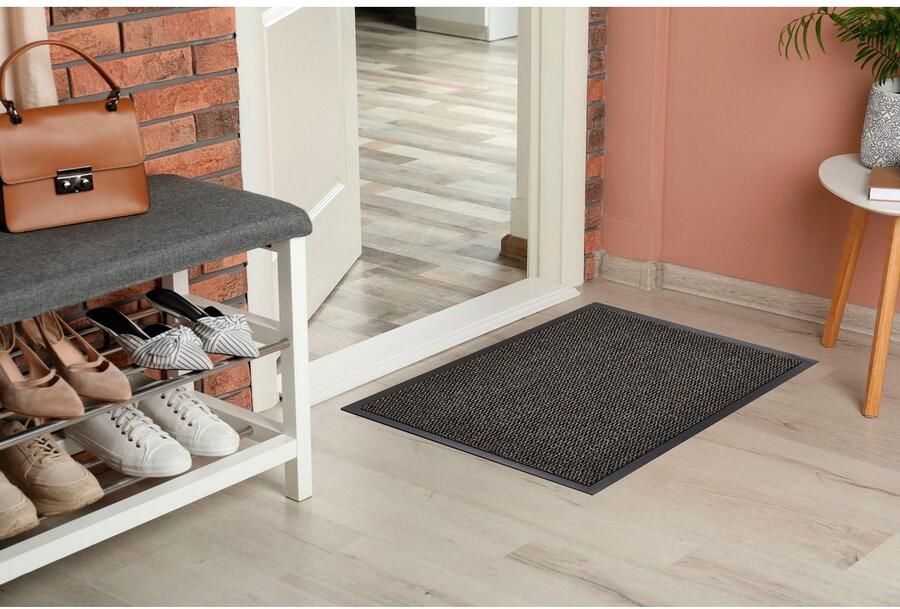 Andiamo Mat Venus Made in Belgium Vuilafstotende mat gemêleerd antislip achterkant - Foto 2