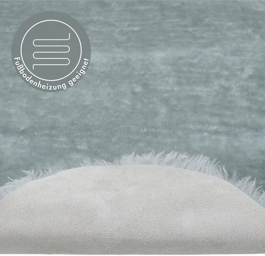 Andiamo Set slaapkamerkleedjes Slaapkamerkleed lam imitatiebont zeer zachte pool wasbaar slaapkamerkleed loperset - Foto 4