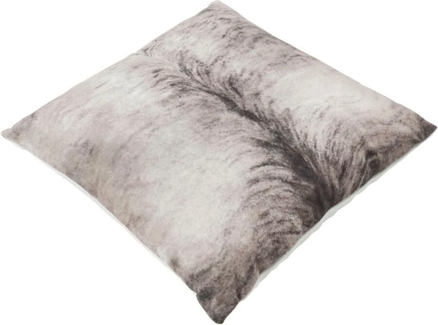 Andiamo Sierkussen Amarillo Sierkussen vierkant 45x45 cm gedessineerde vacht-look met vulling (1 stuk) - Foto 2