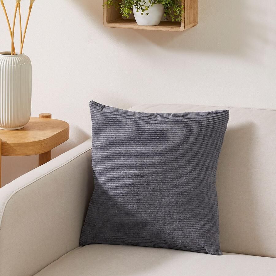 Andiamo Sierkussen Cord kussen Emy kussenhoes met vulling Sierkussens vierkant 40x40 of 30x50 cm ook verkrijgbaar als 4-delige set (1 stuk) - Foto 7