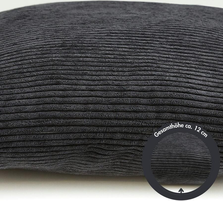 Andiamo Sierkussen Cord kussen Emy kussenhoes met vulling Sierkussens vierkant 40x40 of 30x50 cm ook verkrijgbaar als 4-delige set (1 stuk) - Foto 5