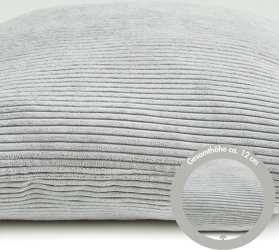 Andiamo Sierkussen Cord kussen Emy kussenhoes met vulling Sierkussens vierkant 40x40 of 30x50 cm ook verkrijgbaar als 4-delige set (1 stuk) - Foto 5