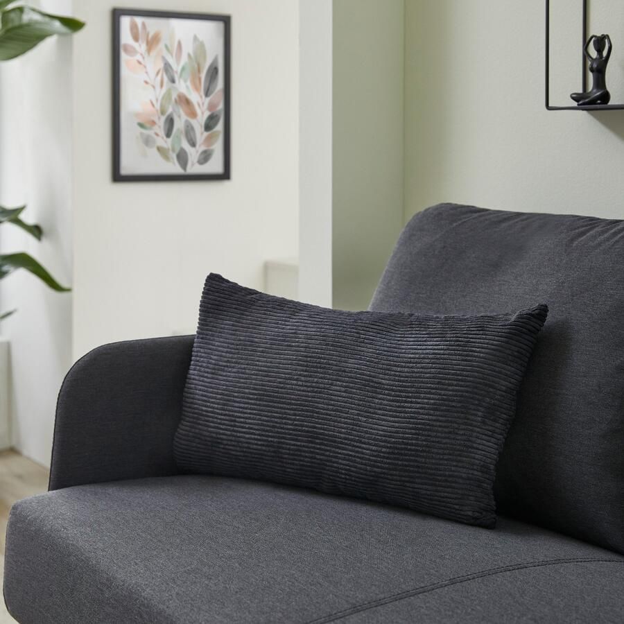 Andiamo Sierkussen Cord kussen Emy kussenhoes met vulling Sierkussens vierkant 40x40 of 30x50 cm ook verkrijgbaar als 4-delige set (1 stuk) - Foto 6