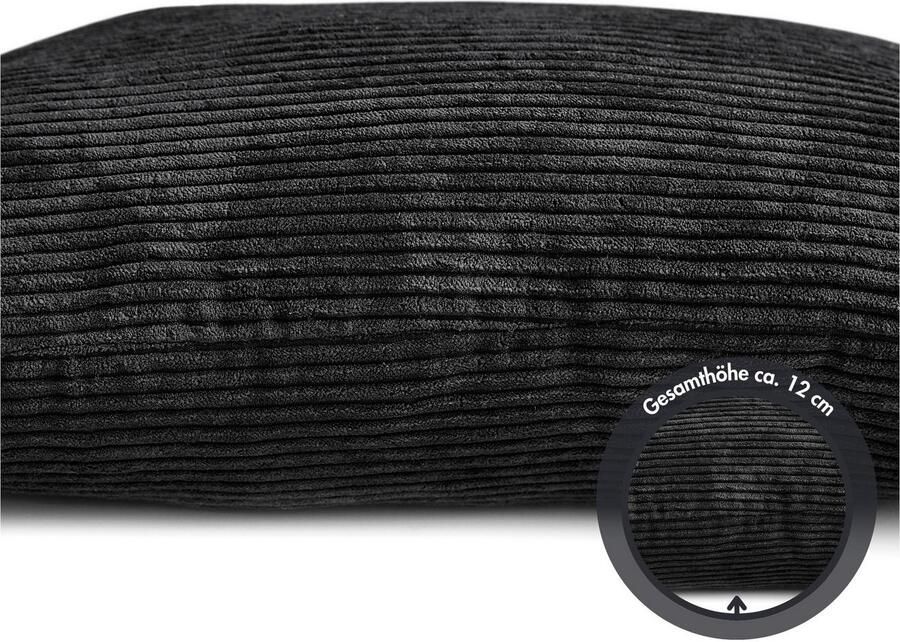 Andiamo Sierkussen Cord kussen Emy kussenhoes met vulling Sierkussens vierkant 40x40 of 30x50 cm ook verkrijgbaar als 4-delige set (1 stuk) - Foto 3