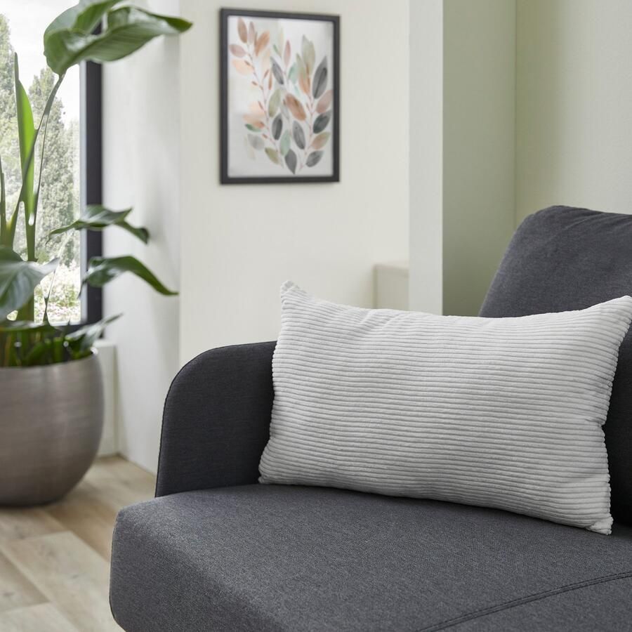 Andiamo Sierkussen Cord kussen Emy kussenhoes met vulling Sierkussens vierkant 40x40 of 30x50 cm ook verkrijgbaar als 4-delige set (1 stuk) - Foto 6