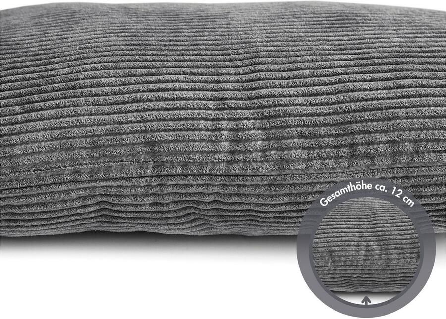 Andiamo Sierkussen Cord kussen Emy kussenhoes met vulling Sierkussens vierkant 40x40 of 30x50 cm ook verkrijgbaar als 4-delige set (1 stuk) - Foto 3