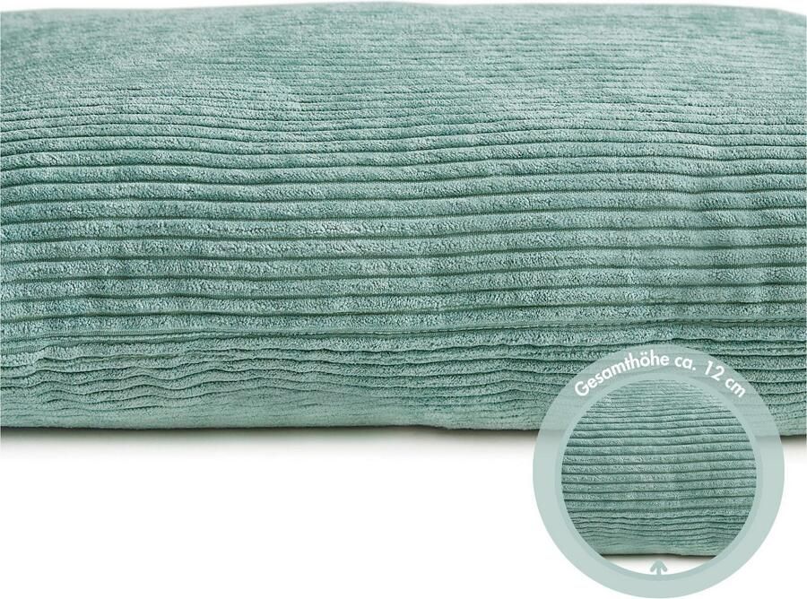 Andiamo Sierkussen Cord kussen Emy kussenhoes met vulling Sierkussens vierkant 40x40 of 30x50 cm ook verkrijgbaar als 4-delige set (1 stuk) - Foto 3