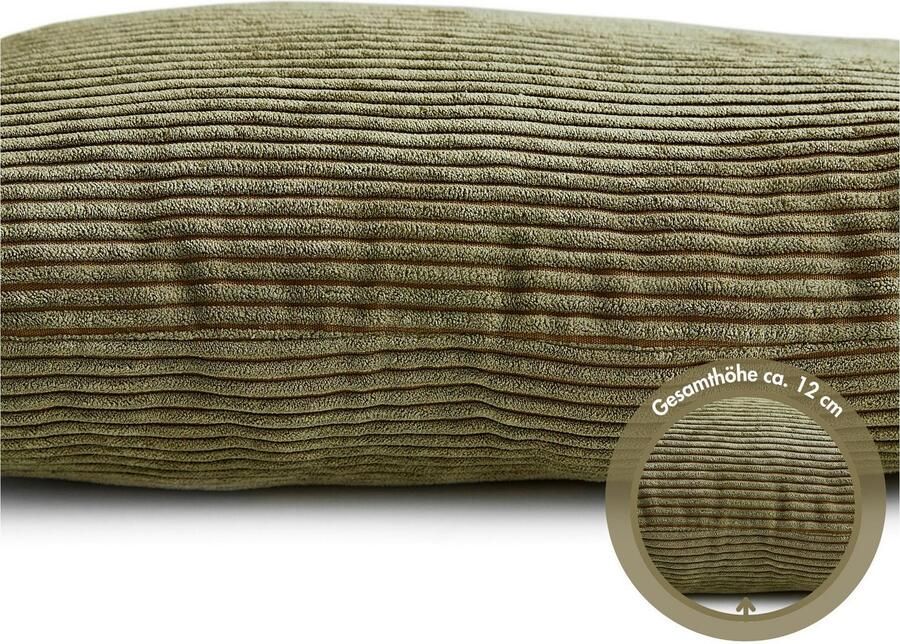 Andiamo Sierkussen Cord kussen Emy kussenhoes met vulling Sierkussens vierkant 40x40 of 30x50 cm ook verkrijgbaar als 4-delige set (1 stuk) - Foto 3