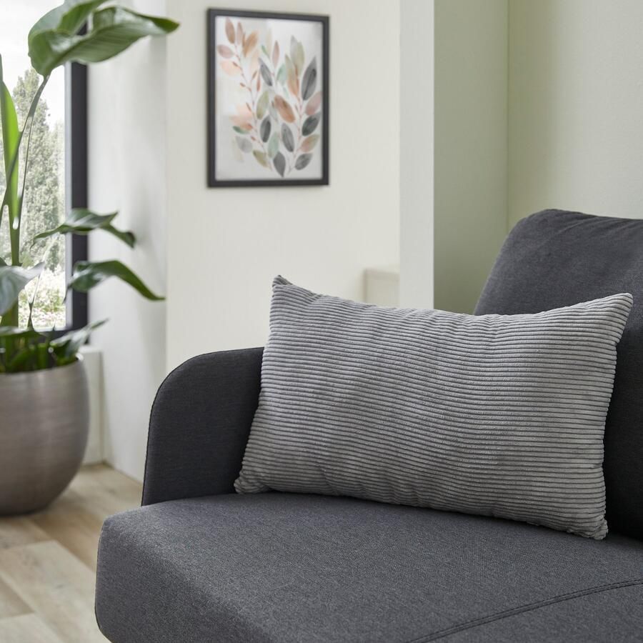 Andiamo Sierkussen Cord kussen Emy kussenhoes met vulling Sierkussens vierkant 40x40 of 30x50 cm ook verkrijgbaar als 4-delige set (1 stuk) - Foto 6