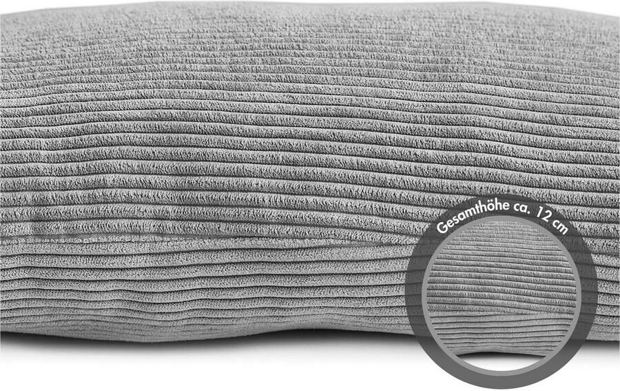 Andiamo Sierkussen Cord kussen Emy kussenhoes met vulling Sierkussens vierkant 40x40 of 30x50 cm ook verkrijgbaar als 4-delige set (1 stuk) - Foto 3