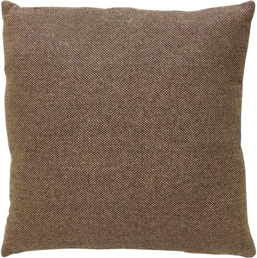 Andiamo Sierkussen Jenny Sierkussen visgraatpatroon vierkant 40x40 cm kussenhoes met vulling (1 stuk)