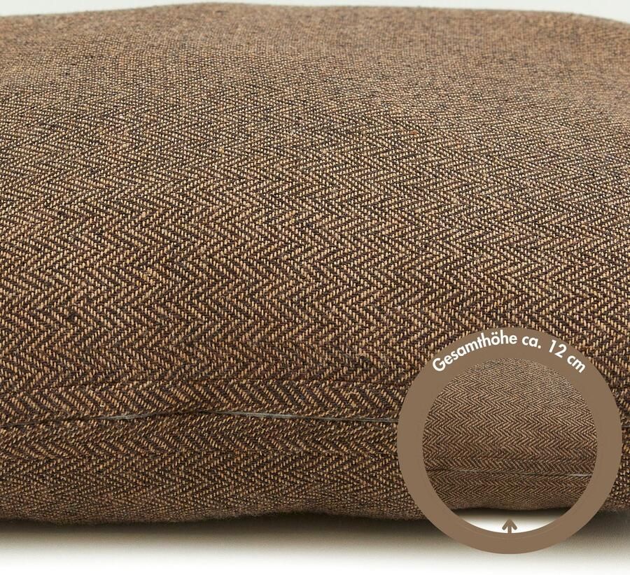 Andiamo Sierkussen Jenny Sierkussen visgraatpatroon vierkant 40x40 cm kussenhoes met vulling (1 stuk) - Foto 5