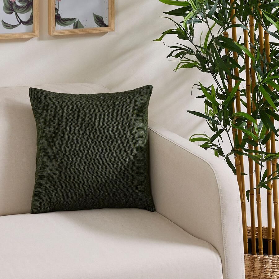 Andiamo Sierkussen Jenny Sierkussen visgraatpatroon vierkant 40x40 cm kussenhoes met vulling (1 stuk) - Foto 7