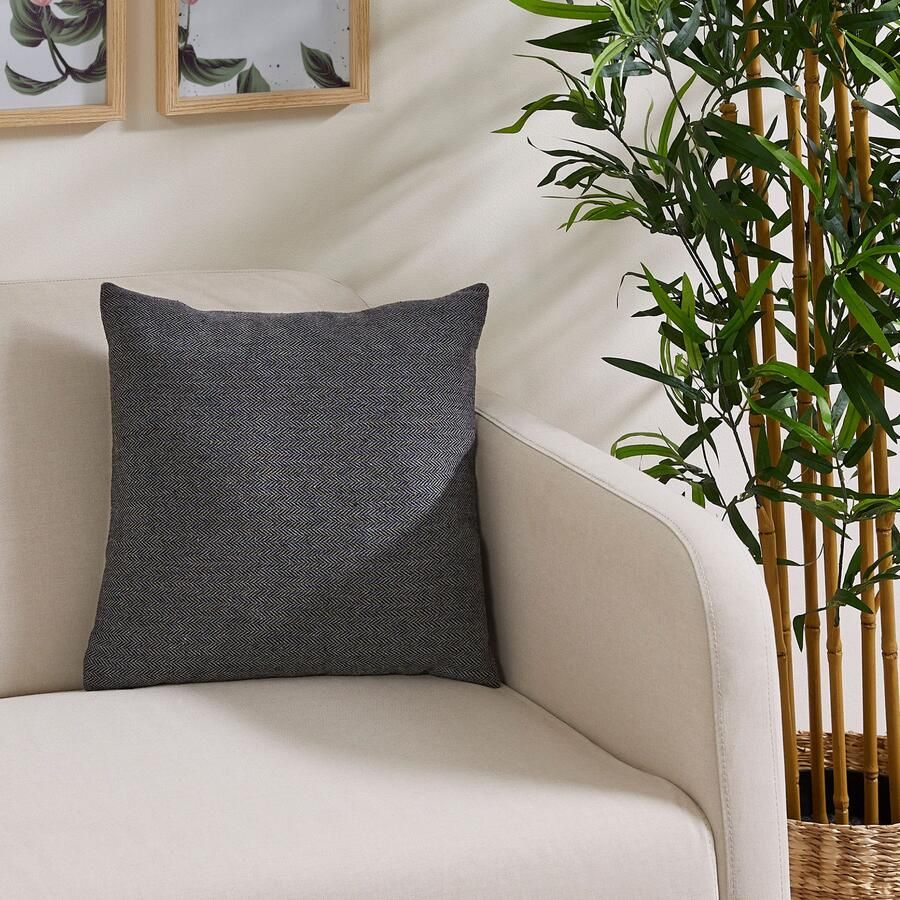 Andiamo Sierkussen Jenny Sierkussen visgraatpatroon vierkant 40x40 cm kussenhoes met vulling (1 stuk) - Foto 7