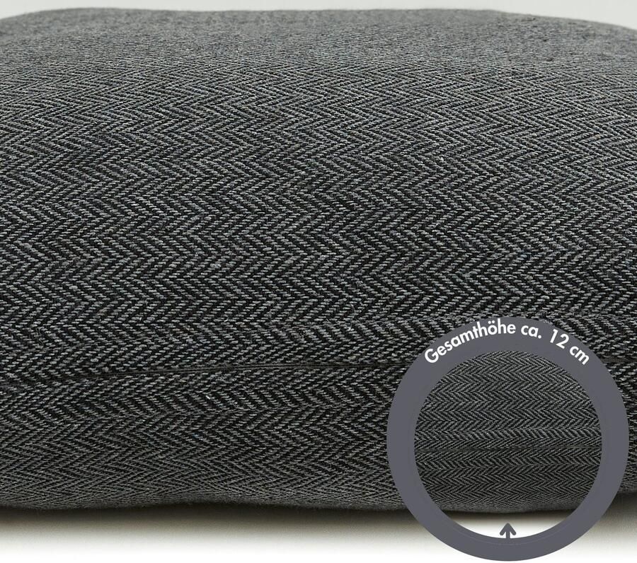 Andiamo Sierkussen Jenny Sierkussen visgraatpatroon vierkant 40x40 cm kussenhoes met vulling (1 stuk) - Foto 6