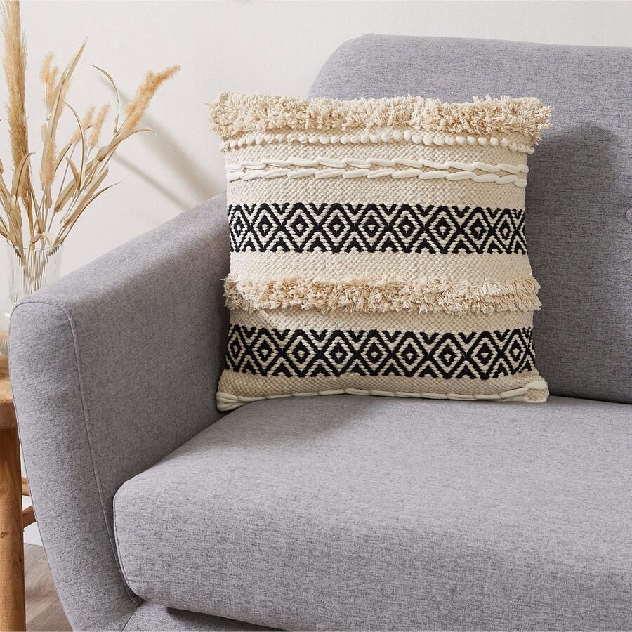 Andiamo Sierkussen Livia Etnisch patroon gestreept kussenhoes met vulling vierkant 45x45 cm (1 stuk) - Foto 6