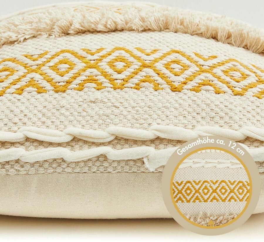 Andiamo Sierkussen Livia Etnisch patroon gestreept kussenhoes met vulling vierkant 45x45 cm (1 stuk) - Foto 2