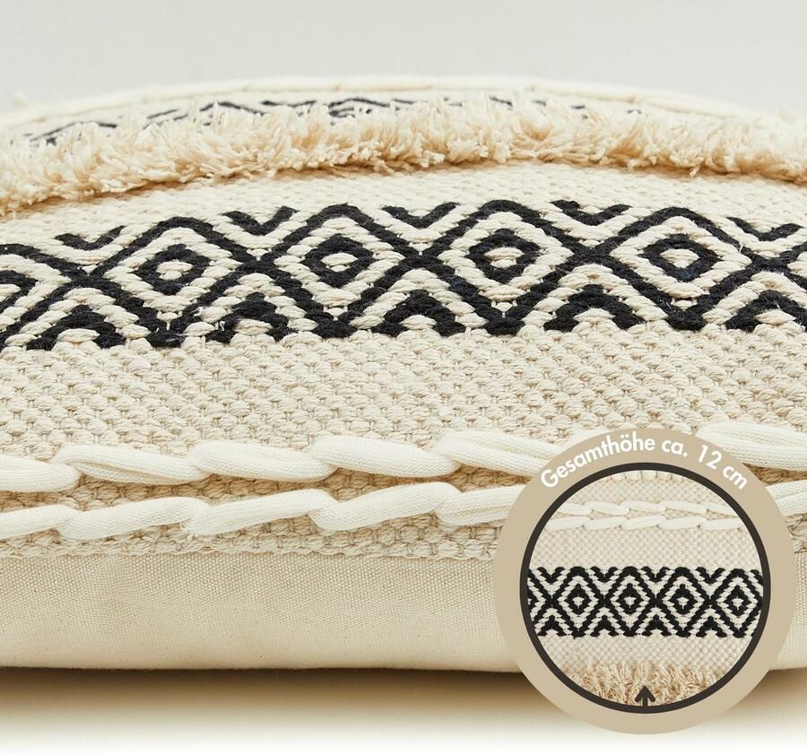 Andiamo Sierkussen Livia Etnisch patroon gestreept kussenhoes met vulling vierkant 45x45 cm (1 stuk) - Foto 2