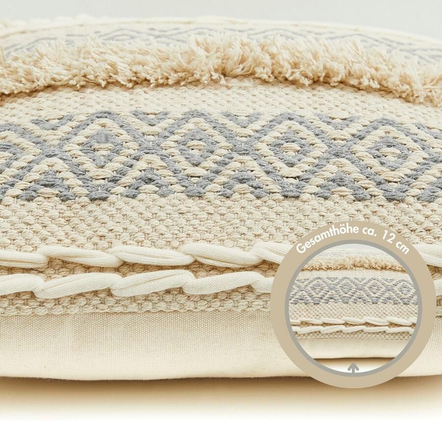 Andiamo Sierkussen Livia Etnisch patroon gestreept kussenhoes met vulling vierkant 45x45 cm (1 stuk) - Foto 2