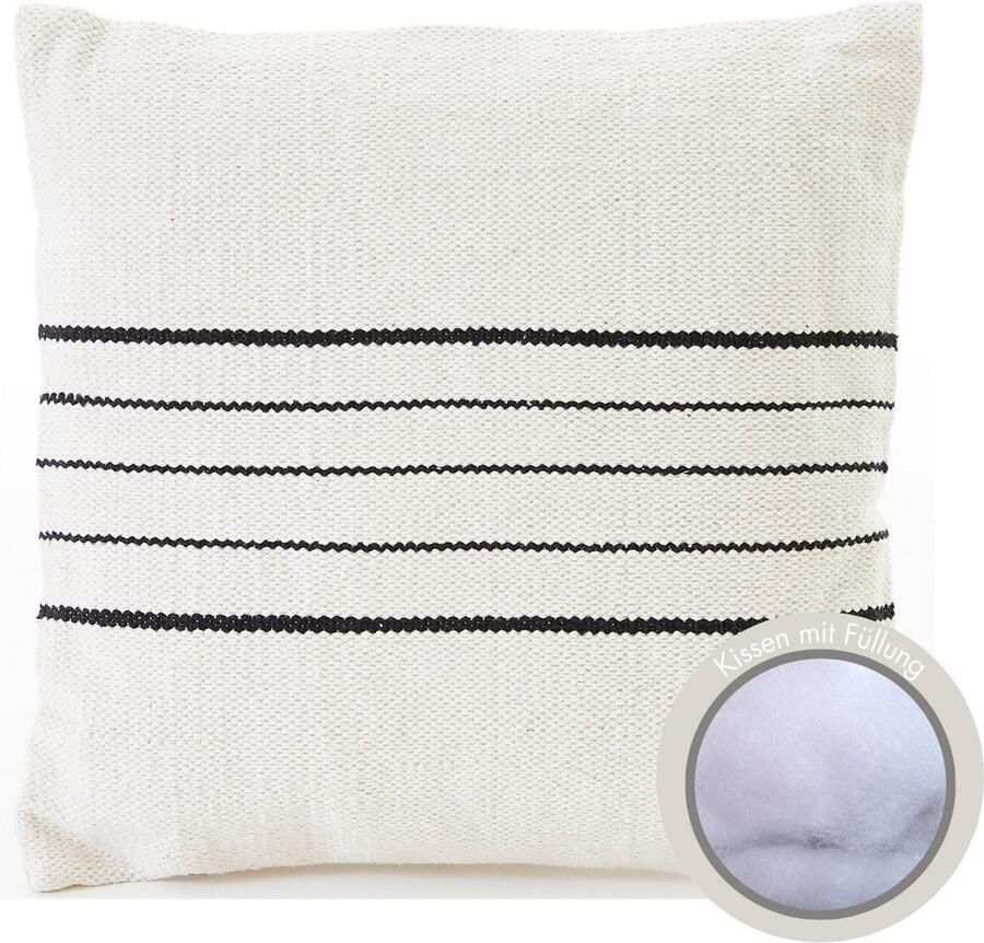 Andiamo Sierkussen Malena Etnisch patroon bankkussen kussenhoes met vulling vierkant 45x45 cm (1 stuk) - Foto 3