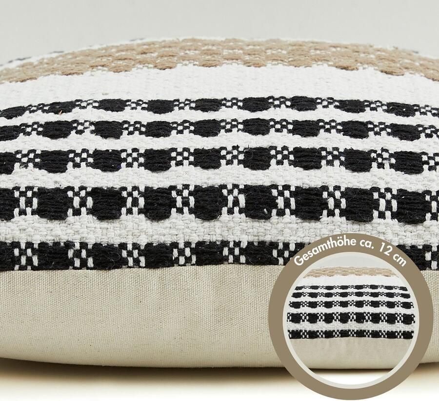 Andiamo Sierkussen Malena Etnisch patroon bankkussen kussenhoes met vulling vierkant 45x45 cm (1 stuk) - Foto 3