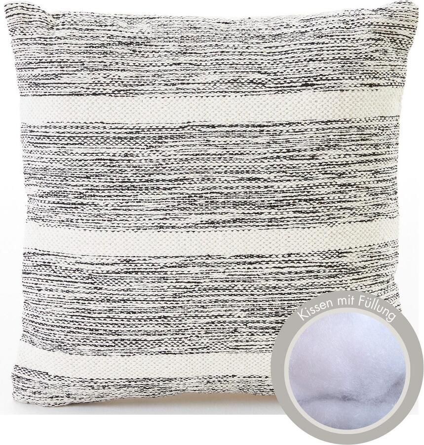 Andiamo Sierkussen Malena Etnisch patroon bankkussen kussenhoes met vulling vierkant 45x45 cm (1 stuk) - Foto 3