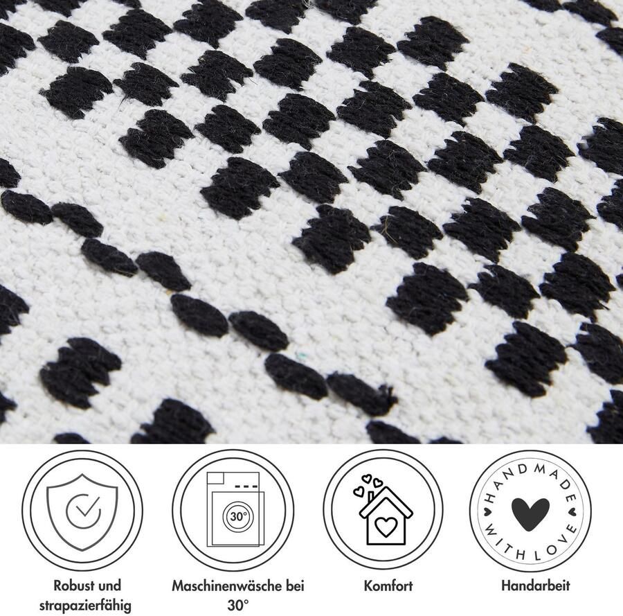 Andiamo Sierkussen Malena Etnisch patroon bankkussen kussenhoes met vulling vierkant 45x45 cm (1 stuk) - Foto 3