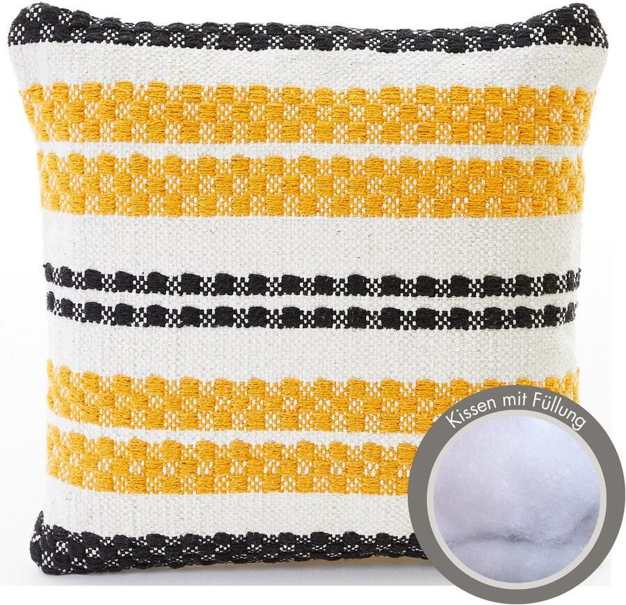 Andiamo Sierkussen Malena Etnisch patroon bankkussen kussenhoes met vulling vierkant 45x45 cm (1 stuk) - Foto 2