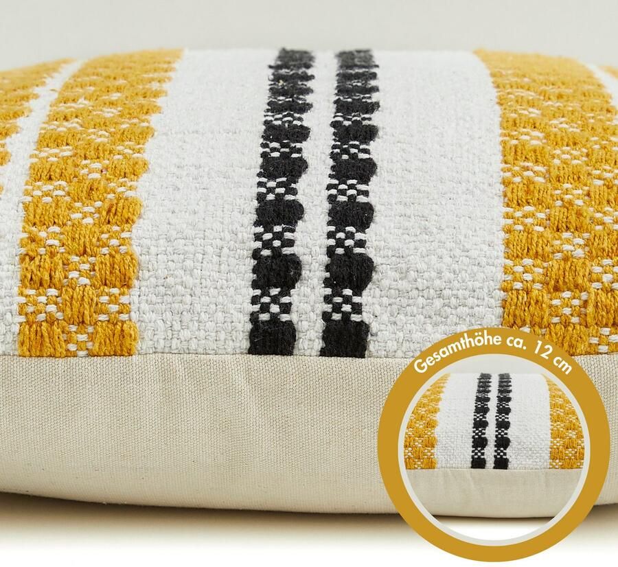 Andiamo Sierkussen Malena Etnisch patroon bankkussen kussenhoes met vulling vierkant 45x45 cm (1 stuk) - Foto 4