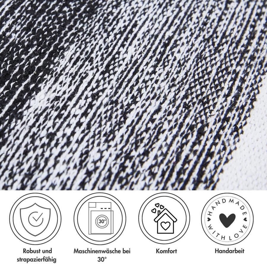 Andiamo Sierkussen Malena Etnisch patroon bankkussen kussenhoes met vulling vierkant 45x45 cm (1 stuk)