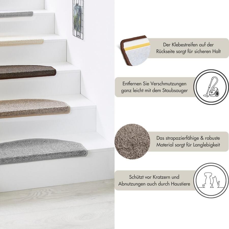 Andiamo Tredemat Casablanca Made in Netherlands Effen kleuren zelfklevend slijtvast 15 stuks in een set