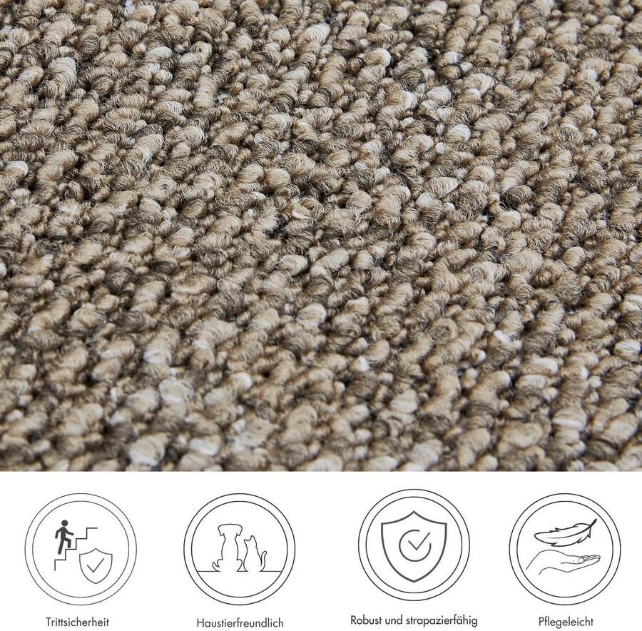 Andiamo Tredemat Saragossa Made in Netherlands gemêleerd zelfklevend slijtvast 15 stuks in een set - Foto 2