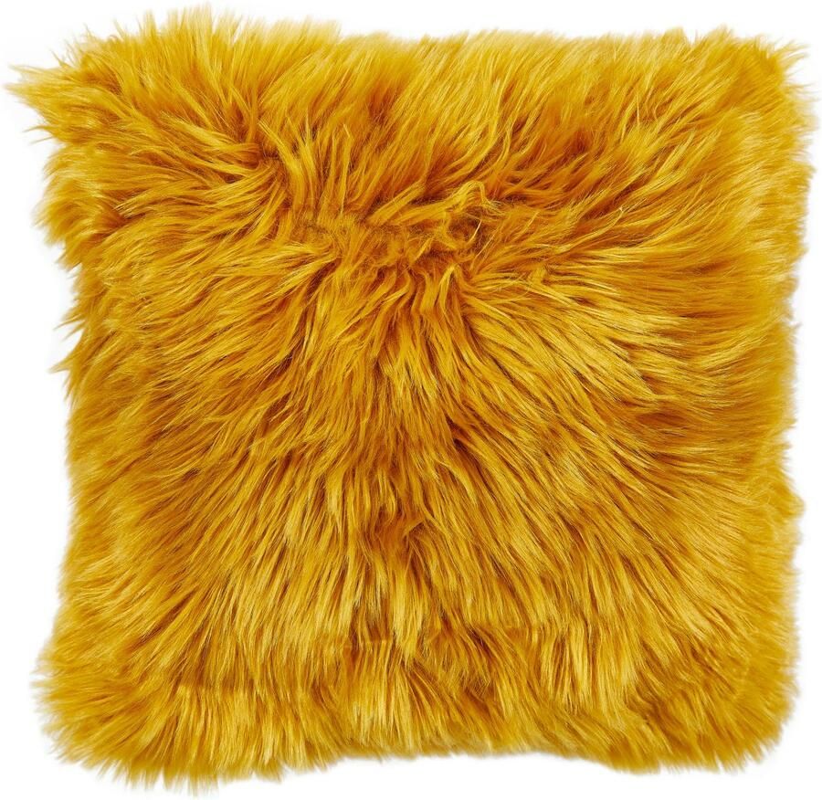 Andiamo Vachtkussen Sierkussen Ovium Kunstbont vierkant 40x40 cm kussenhoes met vulling woonkamer (1 stuk)