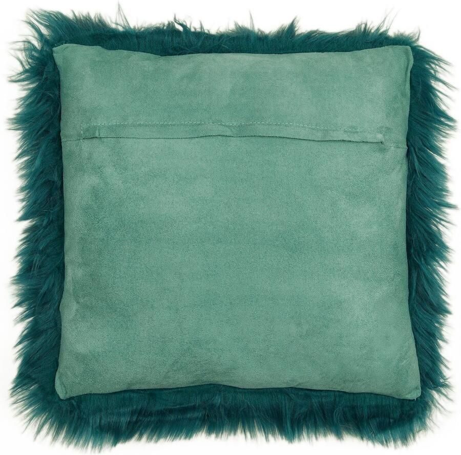 Andiamo Vachtkussen Sierkussen Ovium Kunstbont vierkant 40x40 cm kussenhoes met vulling woonkamer (1 stuk)