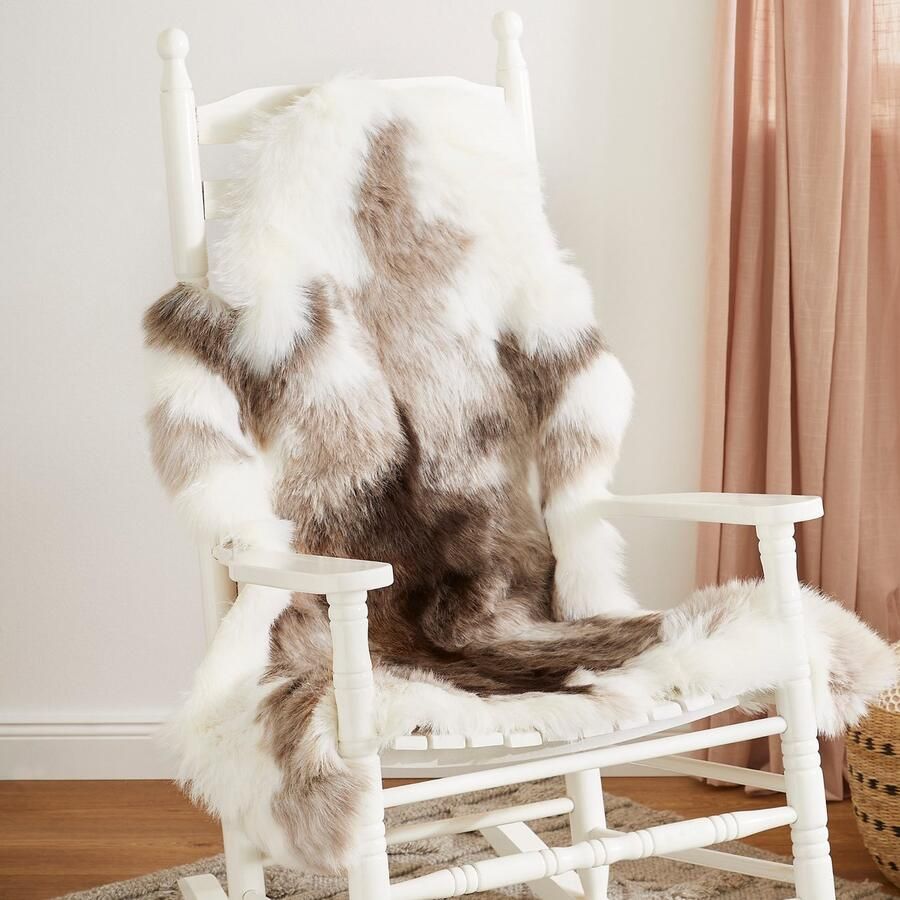Andiamo Vachtvloerkleed Rendiervacht Rentier-kunstbont zacht & knuffelig woonkamer slaapkamer - Foto 2