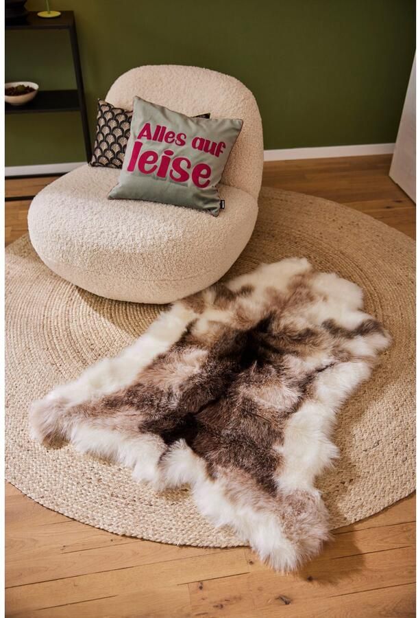 Andiamo Vachtvloerkleed Rendiervacht Rentier-kunstbont zacht & knuffelig woonkamer slaapkamer - Foto 5