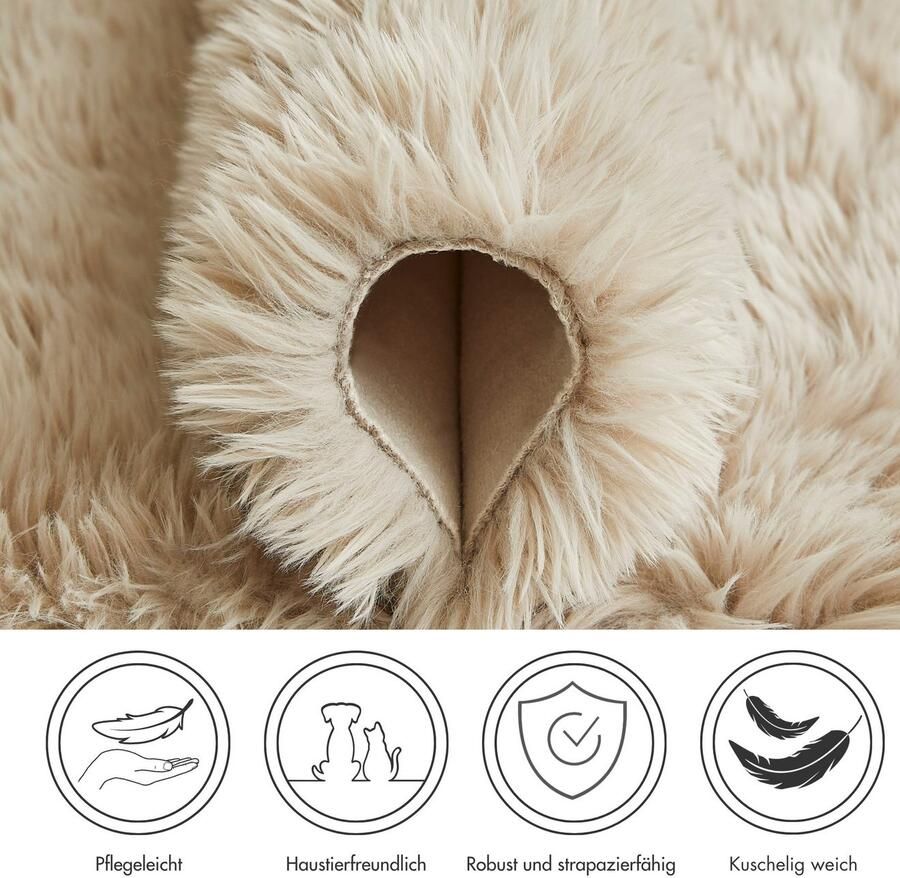 Andiamo Vloerkleed Alpa Uni kleuren microvezel bijzonder zacht & knuffelig slaapkamer - Foto 3