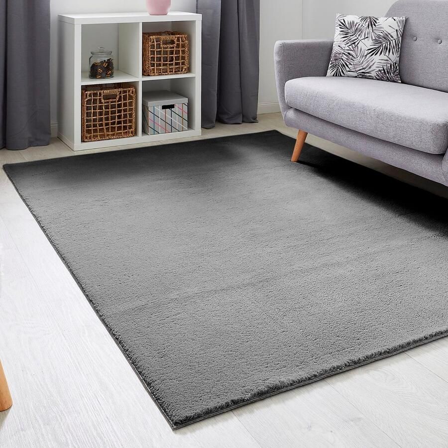 Andiamo Vloerkleed Arezzo Effen kleuren zachte pool wasbaar ideaal voor de woonkamer en slaapkamer - Foto 5