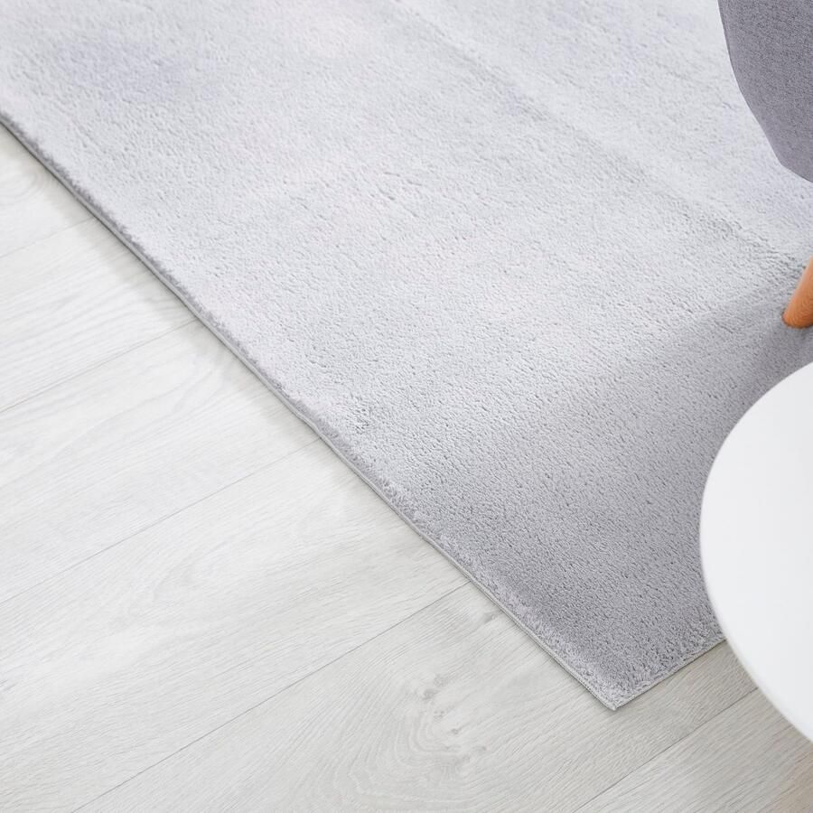 Andiamo Vloerkleed Arezzo Effen kleuren zachte pool wasbaar ideaal voor de woonkamer en slaapkamer - Foto 3