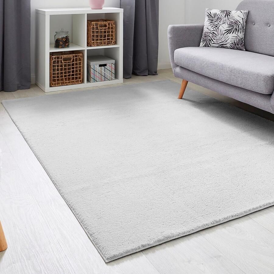 Andiamo Vloerkleed Arezzo Effen kleuren zachte pool wasbaar ideaal voor de woonkamer en slaapkamer - Foto 5