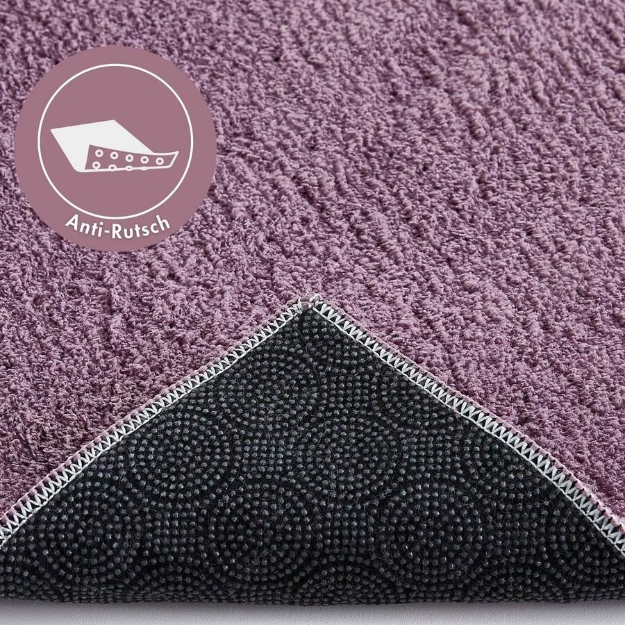 Andiamo Vloerkleed Arezzo Effen kleuren zachte pool wasbaar ideaal voor de woonkamer en slaapkamer - Foto 3