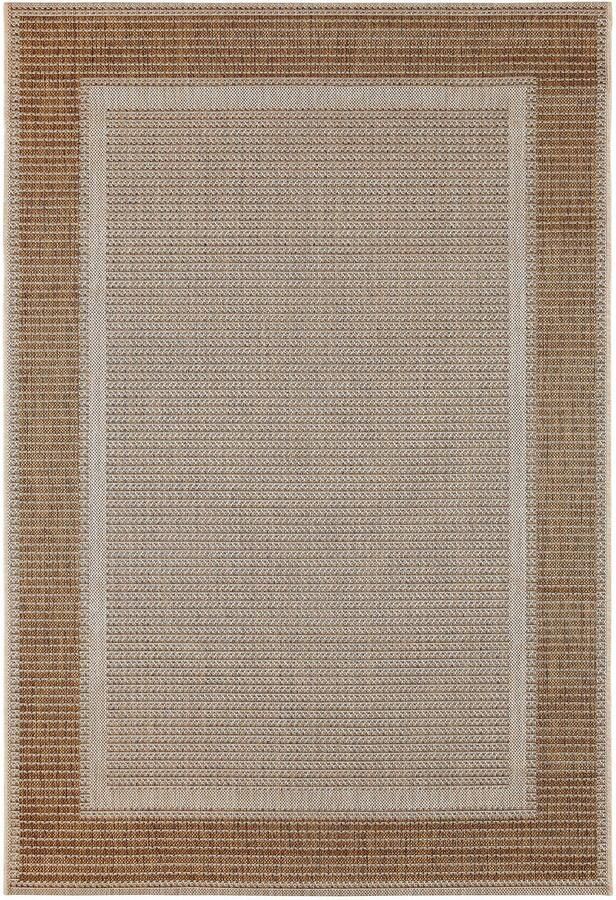 Andiamo Vloerkleed ARIZONA 2 Platweefsel met randdessin geschikt voor binnen en buiten woonkamer - Foto 5