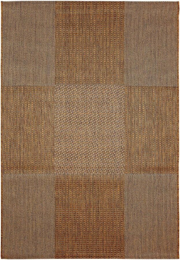 Andiamo Vloerkleed ARIZONA1 Platweefsel geruit motief geschikt voor binnen en buiten woonkamer - Foto 5