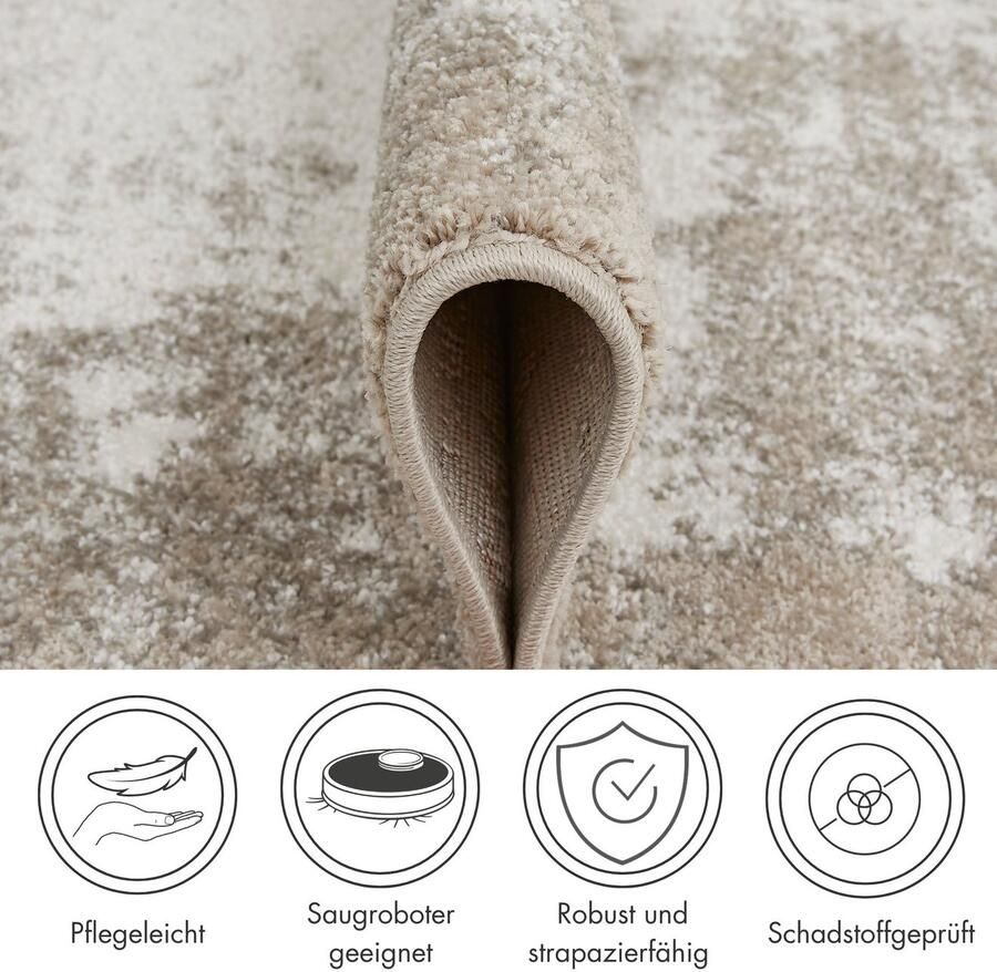 Andiamo Vloerkleed Campos Korte pool modern design woonkamer - Foto 3