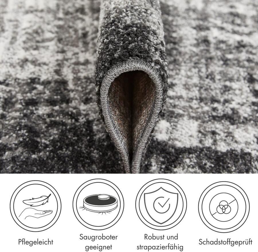 Andiamo Vloerkleed Campos Korte pool modern design woonkamer - Foto 3