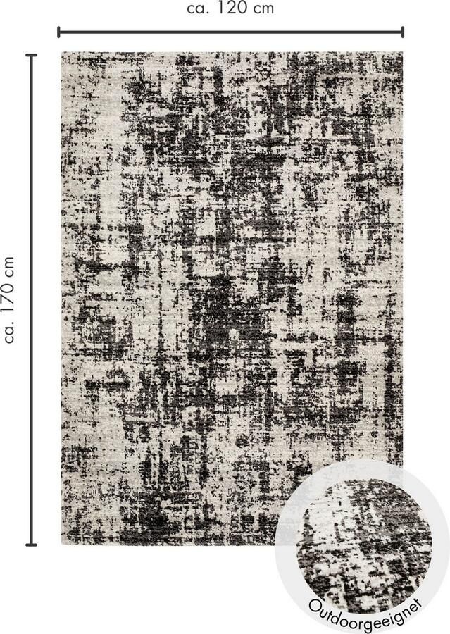 Andiamo Vloerkleed Colore verschillende ontwerpen geschikt voor binnen- en buitengebruik woonkamer - Foto 5