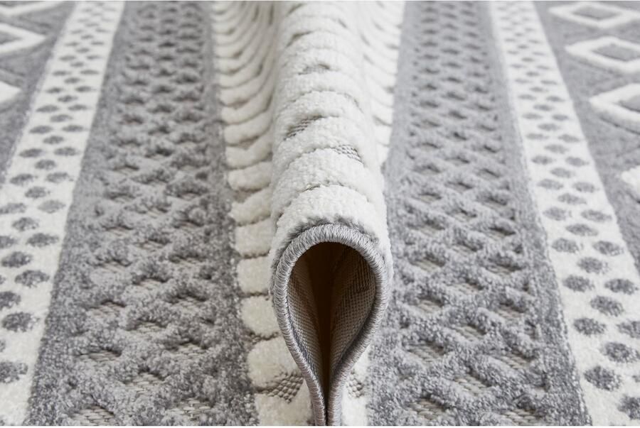 Andiamo Vloerkleed LA ROCHELLE Boho-Scandinavisch stijl hoog-laag effect modern woonkamer