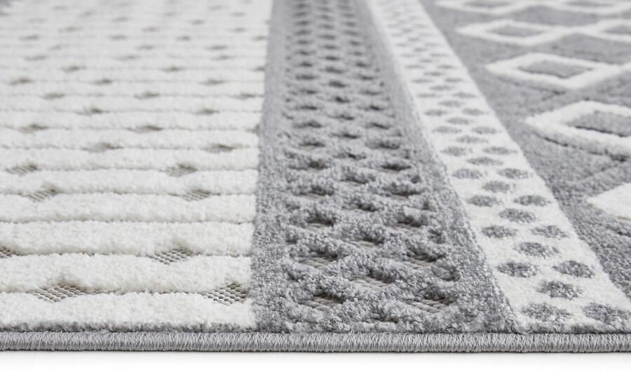 Andiamo Vloerkleed LA ROCHELLE Boho-Scandinavisch stijl hoog-laag effect modern woonkamer - Foto 4