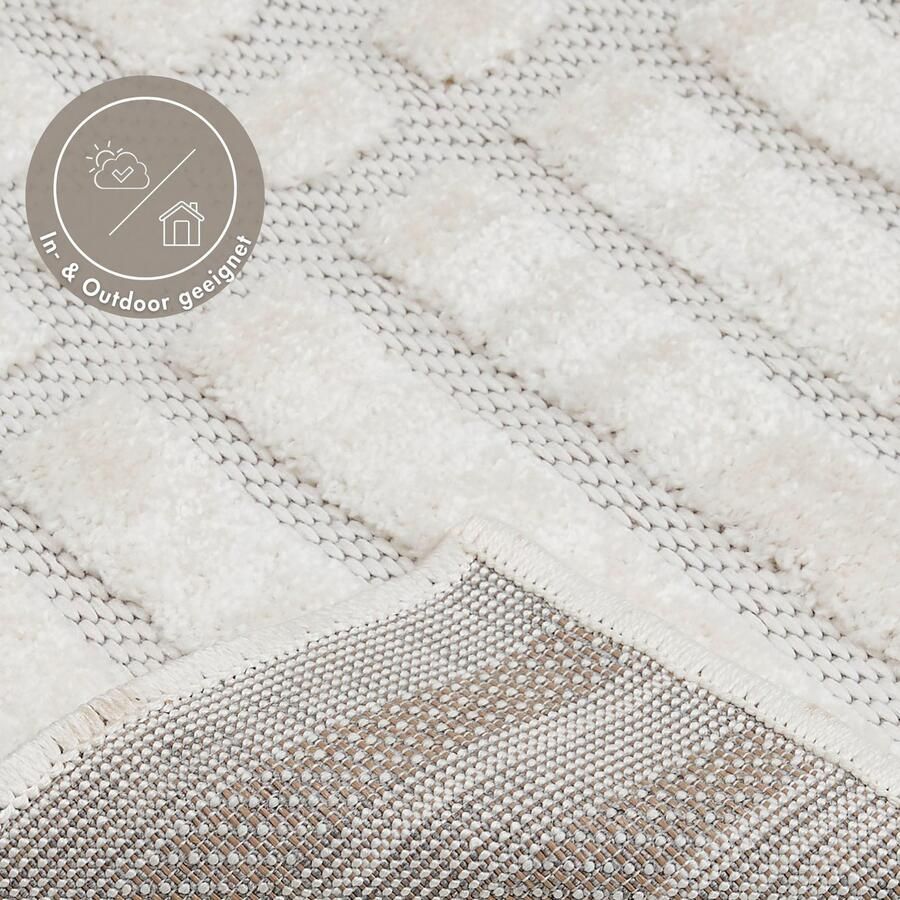 Andiamo Vloerkleed LA ROCHELLE Boho-Scandinavisch stijl hoog-laag effect modern woonkamer - Foto 2