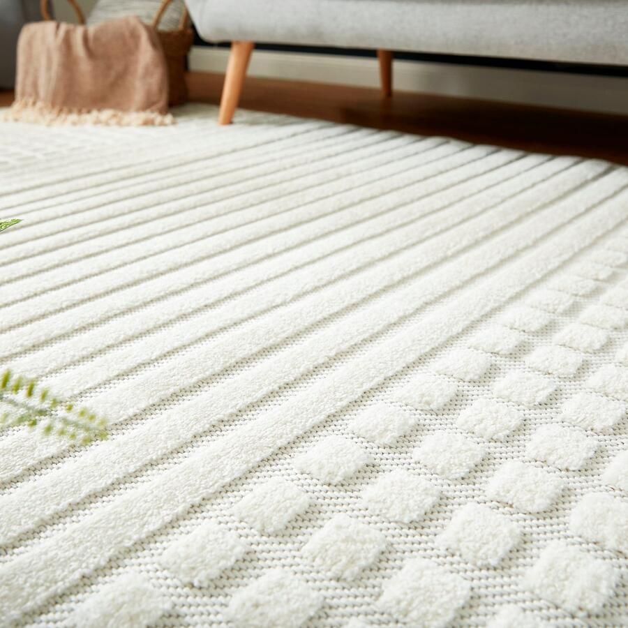 Andiamo Vloerkleed LA ROCHELLE Boho-Scandinavisch stijl hoog-laag effect modern woonkamer - Foto 3